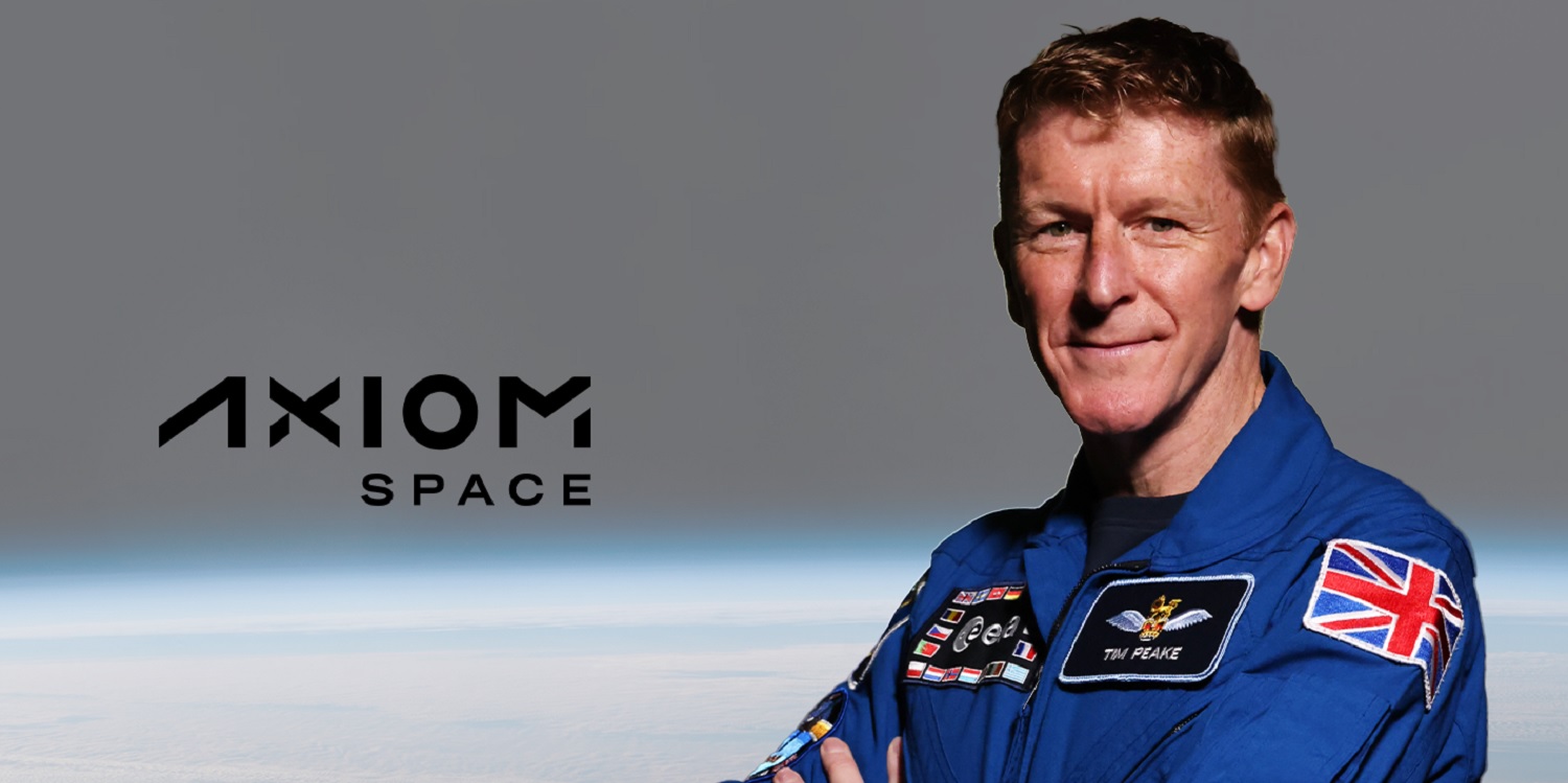 Axiom Space Welcomes British Astronaut Tim Peake to its Astronaut Corps