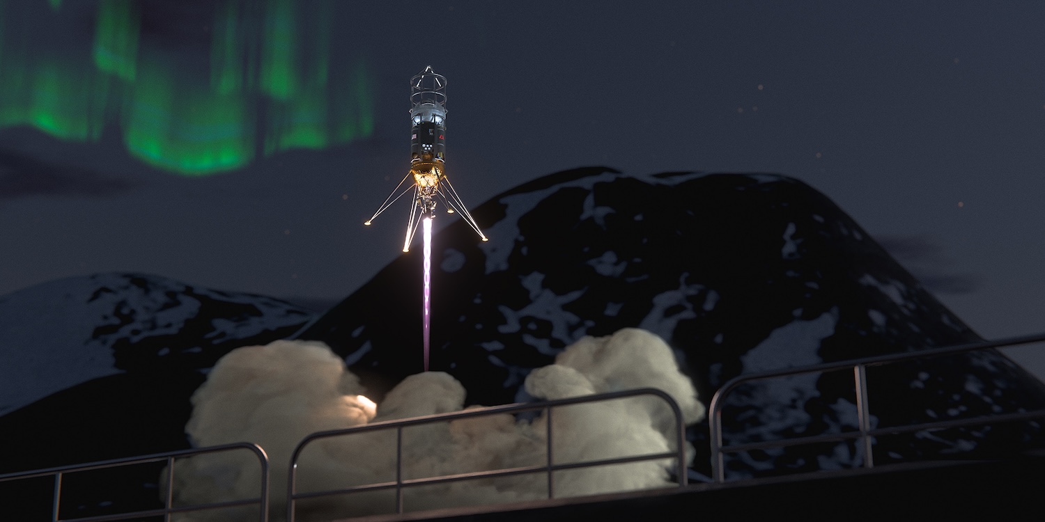 First reuseable US launcher to continental Europe